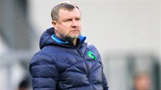 Trenér Pavel Vrba b�hem svého posledního utkání na lavi�ce Viktorie Plze�.