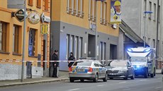 Policisté vyšetřují vraždu v Humpolci v ulici Na Kasárnách.