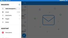 Aplikace Email pome se správou zpráv ve vaich schránkách.