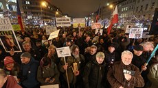 Další demonstrace za odstoupení premiéra Andreje Babiše (ANO) v Praze. (17....