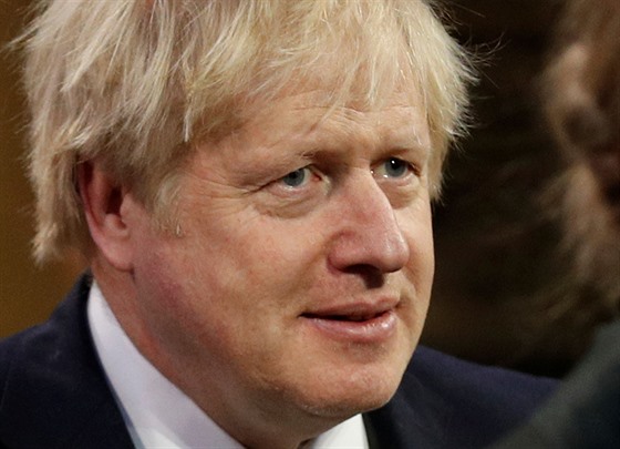 Britský premiér Boris Johnson (19. prosince 2019)