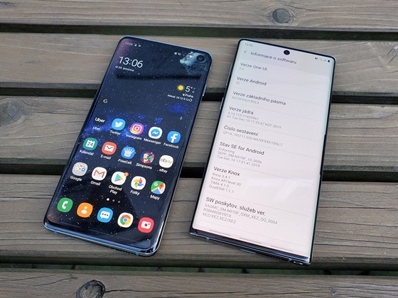 Android 10 na Samsungu Galaxy S10 a Note 10