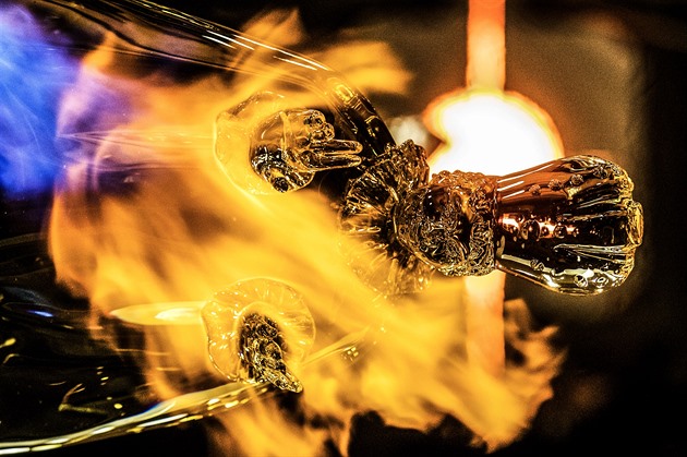 Pra�ské Jezulátko ze skla