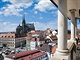 Brno, pohled ze Star radnice na Petrov (22. listopadu 2016)