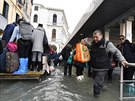 Italské Benátky postihly další větší záplavy. (23. prosince 2019)