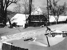 Zima v dnench stodlkch v roce 1942
