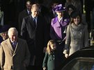 Vévodkyn Camilla, princ Charles, princ William, princezna Anna, princezna...