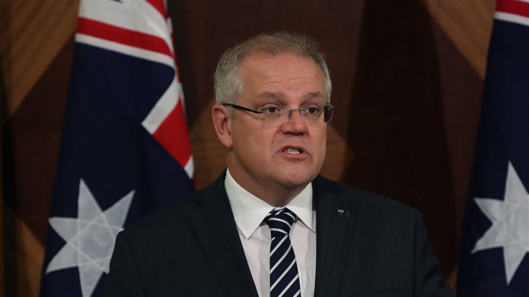 Australský expremiér Scott Morrison.