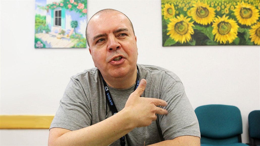 Zden�k Vocásek ve v�znici v Horním Slavkov�.