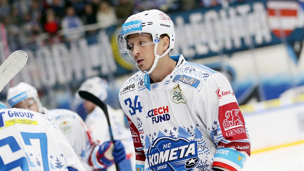 Daniel Rákos v dresu Komety Brno.