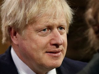 Britský premiér Boris Johnson (19. prosince 2019)