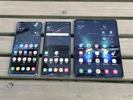 Samsung Galaxy S10, Note10 a Fold