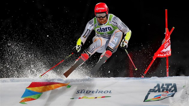 Leif Kristian Nestvold-Haugen v paralelnm obm slalomu v Alta Badii.