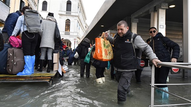 Italsk Bentky postihly dal vt zplavy. (23. prosince 2019)