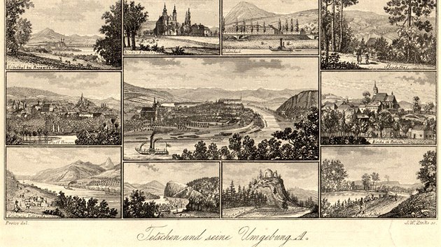 Děčín a jeho okolí v 19. století