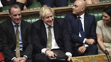 Britský premiér Boris Johnson v Dolní sněmovně (20. prosince 2019)