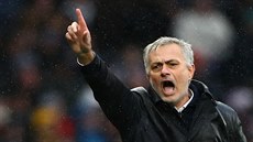 Nespokojený kou Tottenhamu José Mourinho.