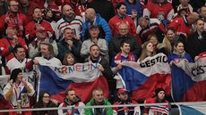 Čeští fanoušci na mistrovství světa dvacítek.
