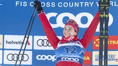 Ruská bkn na lyích Natalja Nprjajevová vedla po sprintu v Lenzerheide...