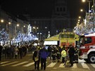 Konec star�ho a za��tek nov�ho roku slav� v centru Prahy slavit n�kolik tis�c...