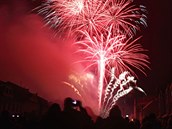 Novoro�ní oh�ostroje mají pravideln� v Protivín� na Písecku.