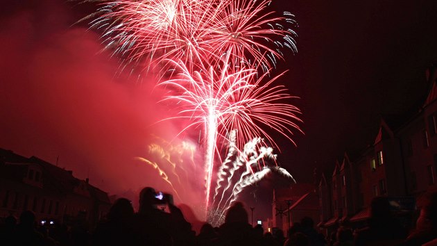 Novoroční ohňostroje mají pravidelně v Protivíně na Písecku.