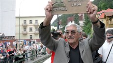 tefan Kvietik na filmovém festivalu v Trenanských Teplicích, kde má pamtní...