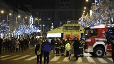 Konec starého a zaátek nového roku slaví v centru Prahy slavit nkolik tisíc...