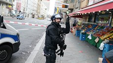 Nmecká policie zasahuje po stelb v centru metropole Berlína (30. 12. 2019)