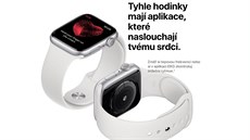 Apple Watch propagují mení srdeného rytmu.