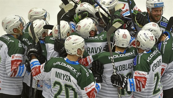 Radost hokejist� Karlových Var�.
