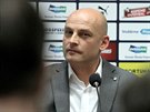 Vedení FC Viktoria Plzeň představilo nástupce trenéra Pavla Vrby, na tiskové...