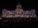 Praha pivítala rok 2020 videomappingem na budov Národního muzea. (1. ledna...