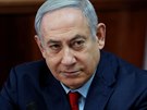 Izraelský premiér Benjamin Netanjahu se v projevu na zasedání vlády peekl a...