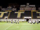 Fotbalisté Realu Madrid trénují ped utkáním semifinále panlského Superpoháru...