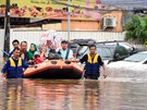 Indonésii zasáhly povodn. (1. ledna 2020)