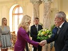 Prezident Milo Zeman pijal na zámku v Lánech premiéra Andreje Babie, i s...