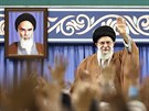 Íránský duchovní vdce ajatolláh Alí Chameneí