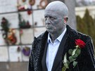 Vladimír Franz na posledním rozlouení s Táou Fischerovou v krematoriu v...