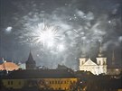 Letošní novoroční ohňostroj v Jihlavě byl tišší než v minulosti a zřejmě...