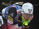 Norská biatlonistka Marte Röiselandová ovládla sprint Svtového poháru v...