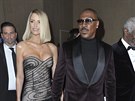 Paige Butcherová a Eddie Murphy na Zlatých glóbech (Los Angeles, 5. ledna 2020)