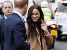 Princ Harry a vévodkyn Meghan pijeli na kanadské velvyslanectví (Londýn, 7....