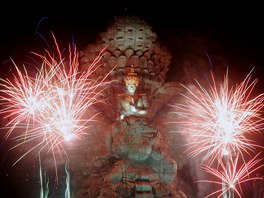 Novoroní oslavy na Bali (1. ledna 2020)