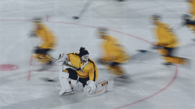 Litvnovt hokejist se rozbrusluj ped extraligovm utknm pod irm nebem se Spartou v Dranech.
