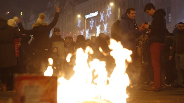 Novoron oslavy v Praze (1. ledna 2020)