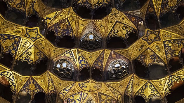 Sheikh Safi al-din in Ardabil ( (Ornamental Vaulting In The Chini 17th-Century Porcelain House In The Sheikh Safi Al-Din Khanegah And Shrine Ensemble; Ardabil, Iran)