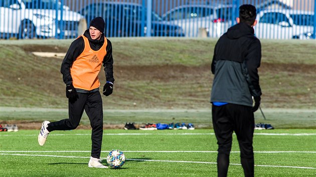 David Zima pi zahjen zimn ppravy fotbalist Olomouce.