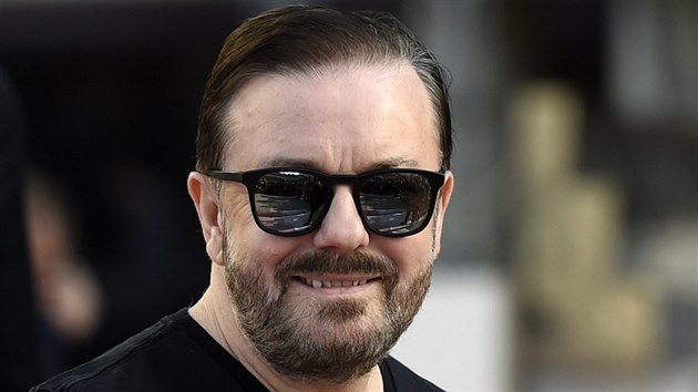Moder�tor Ricky Gervais