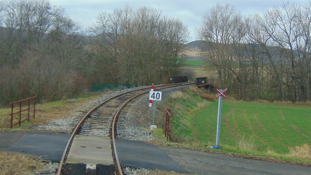 Tra� 164 za Vil�movem u Kadan� ve sm�ru do Radonic